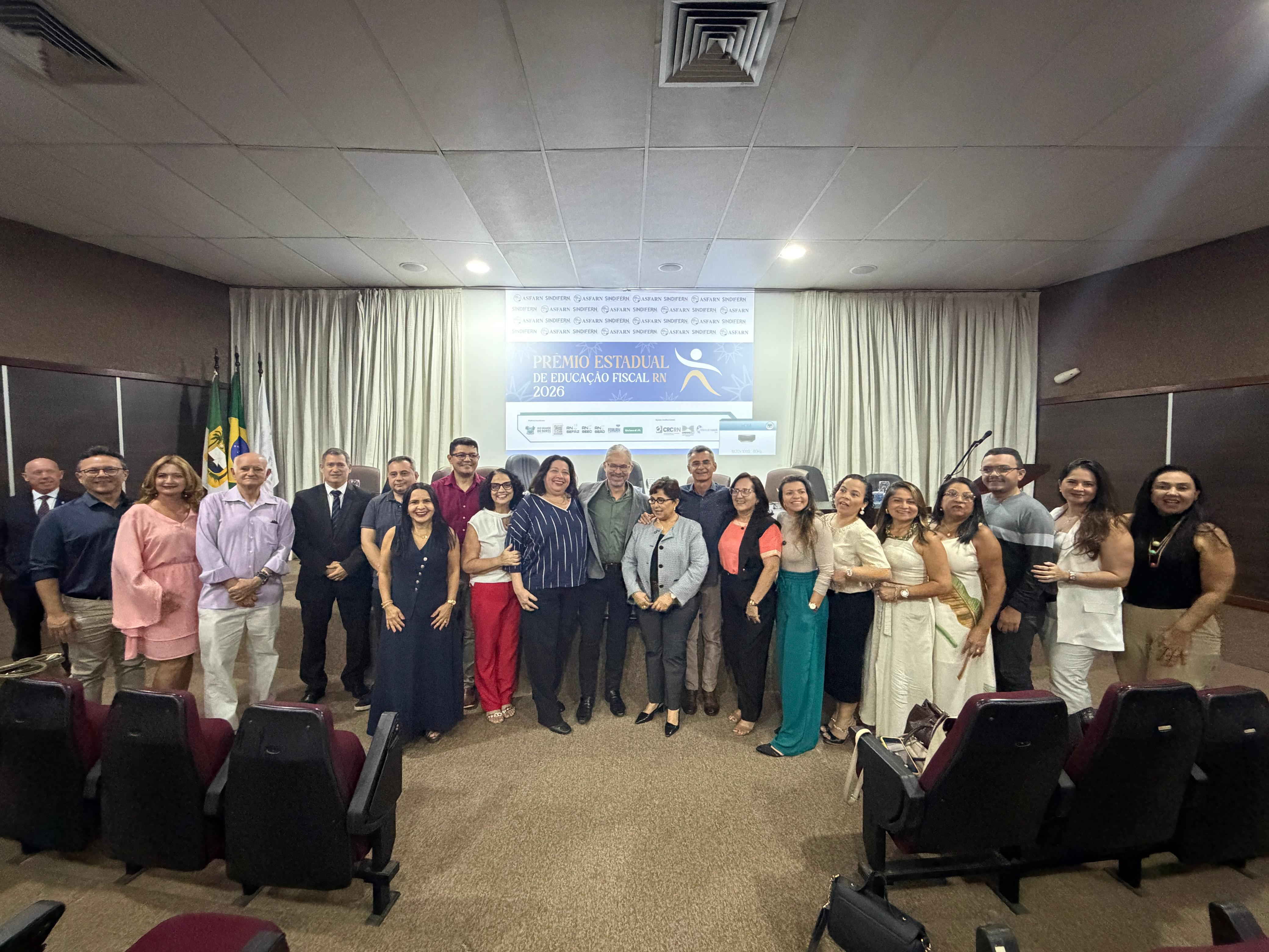 Prêmio Estadual de Educação Fiscal do RN é lançado com presença de autoridades, nova categoria e premiação ampliada