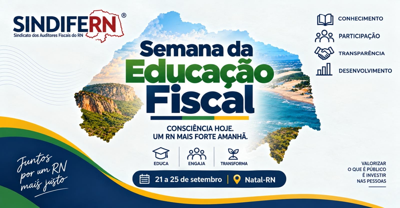 Semana da Educação Fiscal reúne ações de cidadania e valorização da Educação Fiscal no RN