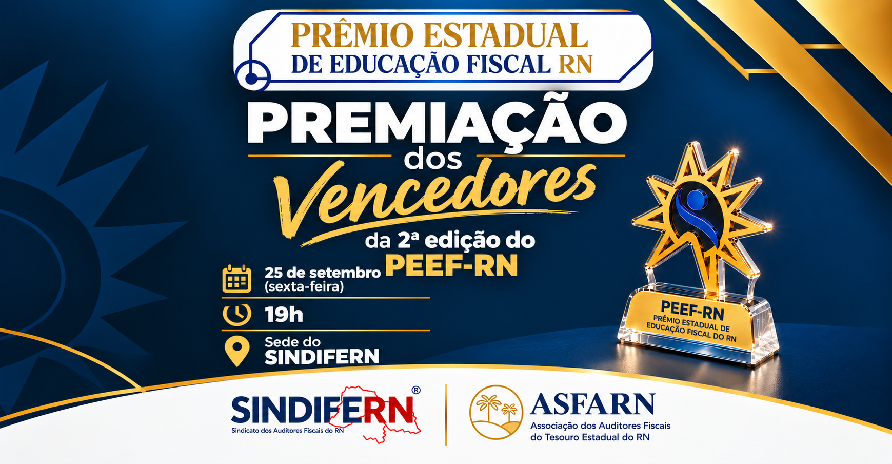 Prêmio Estadual de Educação Fiscal anuncia vencedores nesta sexta-feira(25)