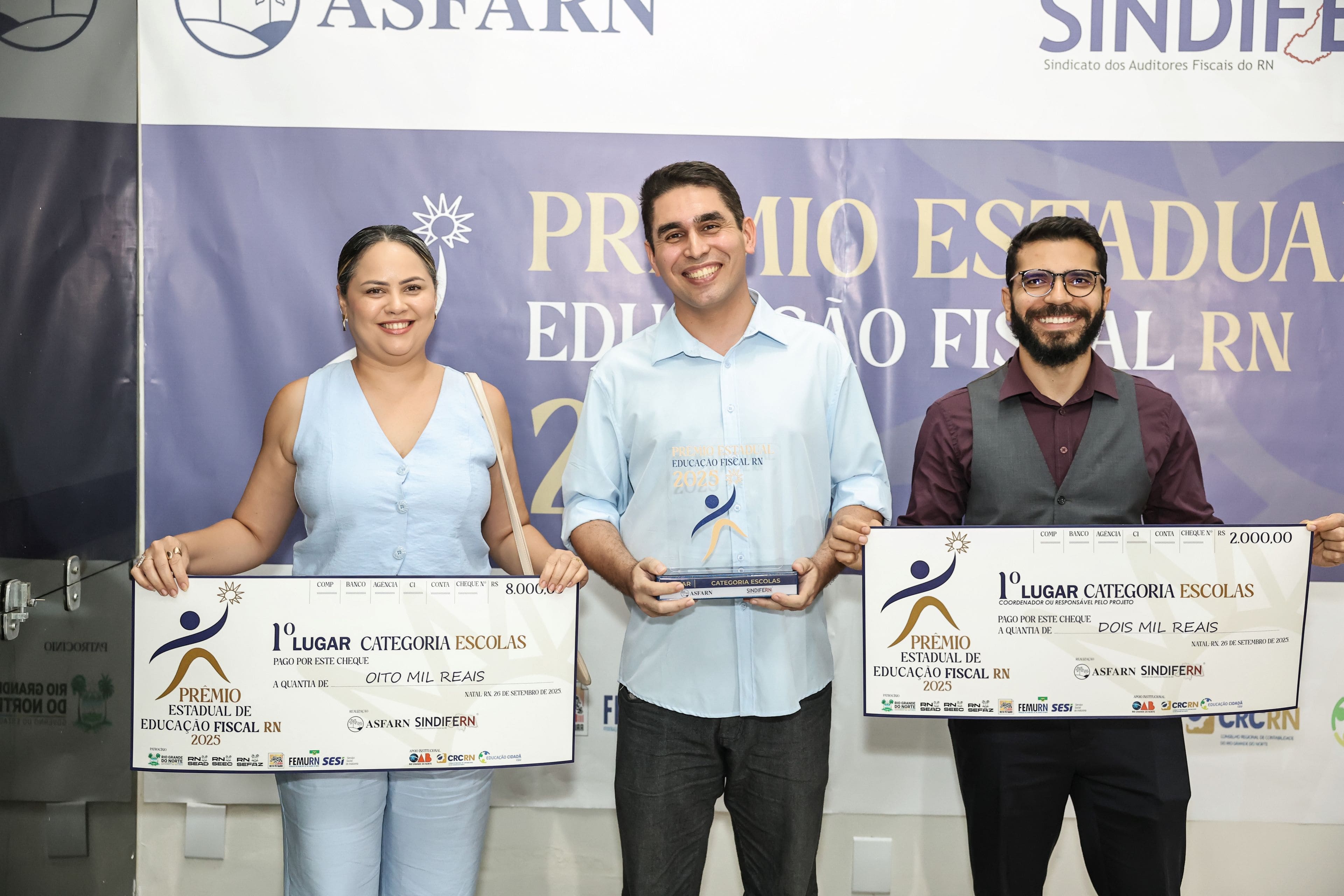 Foto do álbum Prêmio Estadual de Educação Fiscal RN _ vencedores