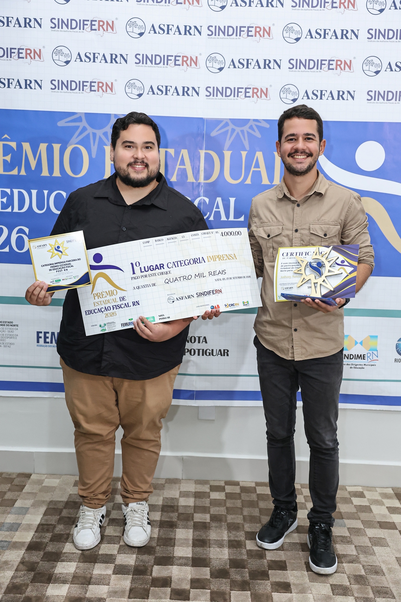 Foto do álbum PREMIAÇÃO DOS GANHADORES DO PEEF RN 2026