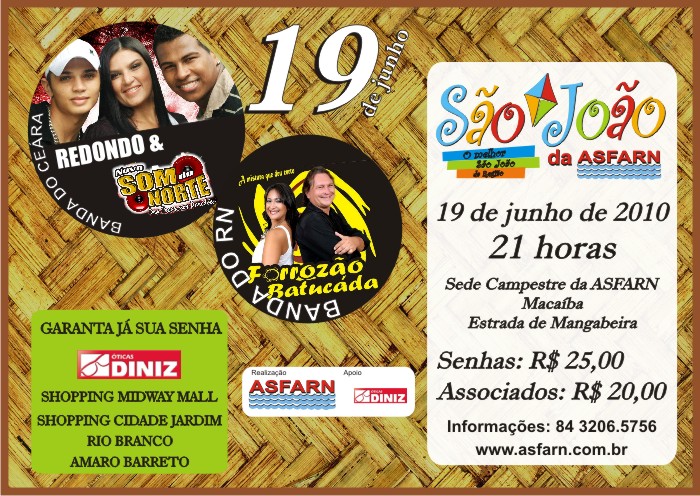 Imagem da notícia SINDIFERN APOIA SÃO JOÃO DA ASFARN