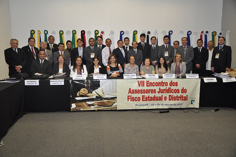 Imagem da notícia SINDIFERN PARTICIPOU DO VII ENCONTRO DOS ASSESSORES JURÍDICOS DO FISCO ESTADUAL E DISTRITAL