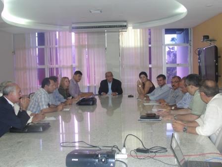 Imagem da notícia DIRETORIA REALIZA PRIMEIRA REUNIÃO OFICIAL COM SECRETÁRIO