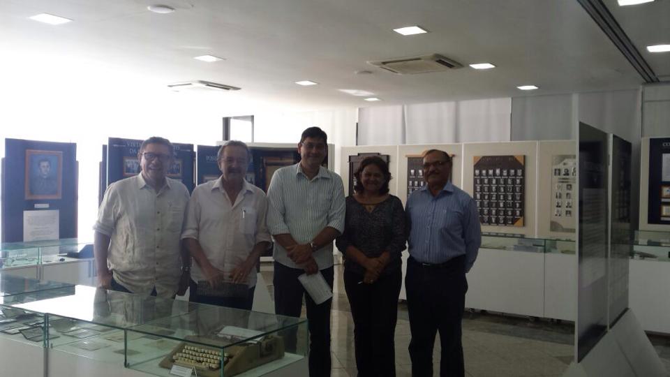 Imagem da notícia DIRETORIA DO SINDIFERN VISITA O MEMORIAL DA ASSEMBLEIA LEGISLATIVA 