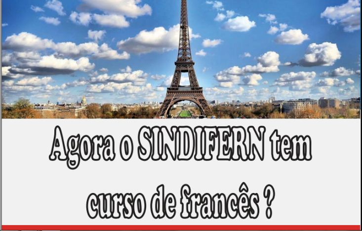 Imagem da notícia SINDIFERN FECHA PARCERIA COM CURSO DE FRANCÊS