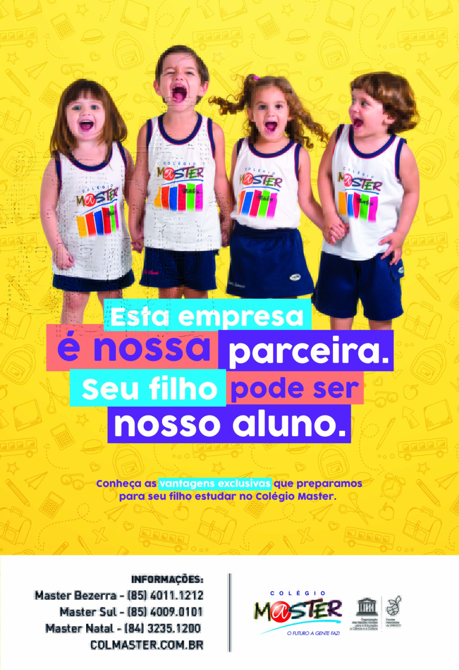 Imagem da notícia    SINDIFERN FECHA PARCERIA COM COLÉGIO MASTER NATAL