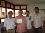 Imagem da notícia PRESIDENTE E DIRETOR DE FORMAÇÃO SINDICAL DO SINDIFERN VISITAM POSTO FISCAL E 2ª URT