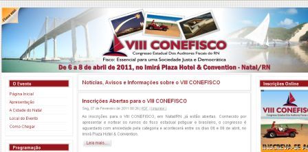 Imagem da notícia SINDIFERN LANÇA SITE OFICIAL DO VIII CONEFISCO