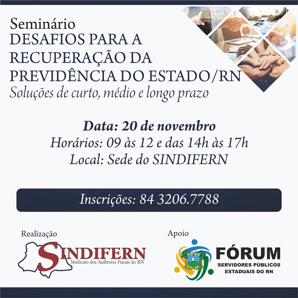 Imagem da notícia ENTIDADES PREPARAM SEMINÁRIO SOBRE PREVIDÊNCIA 