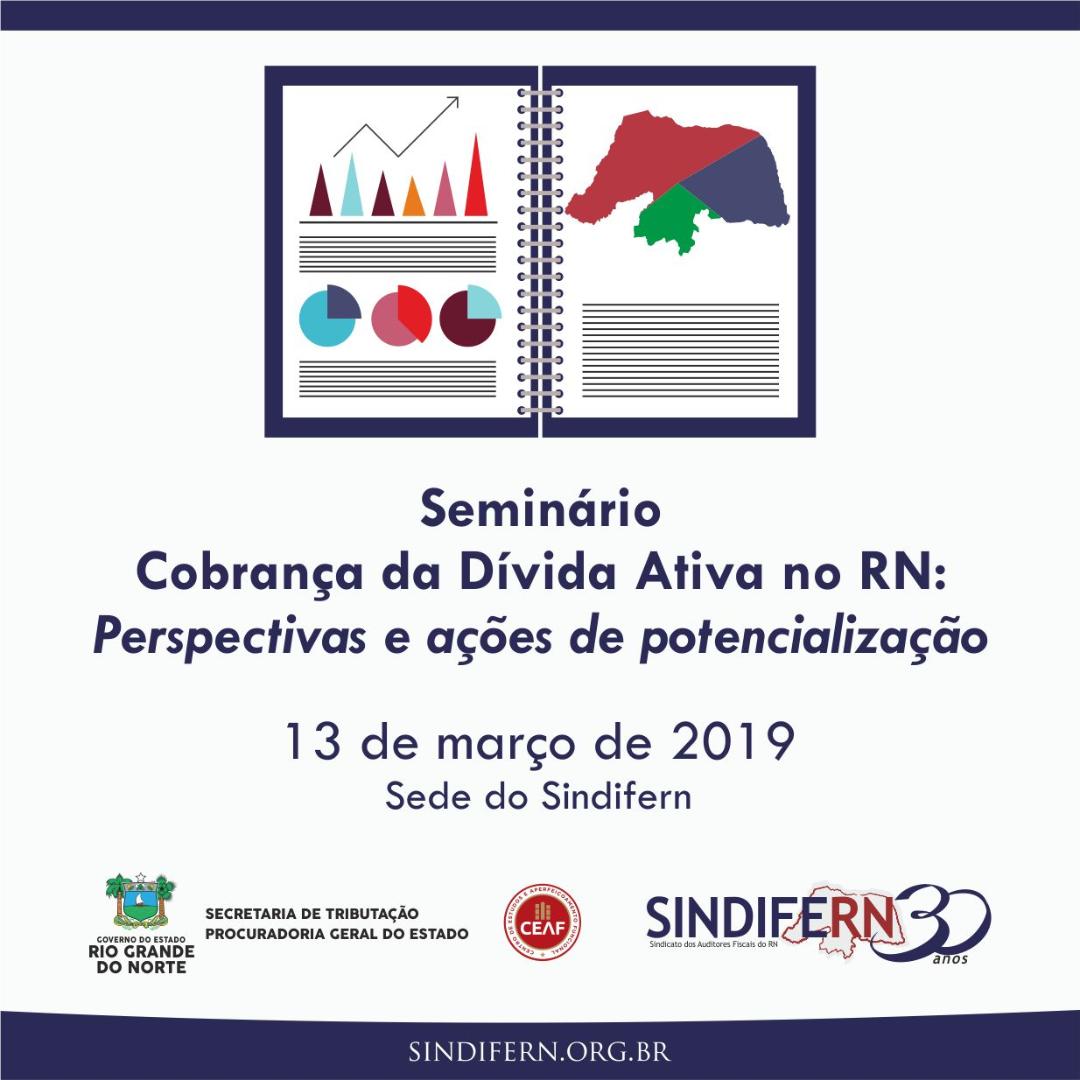 Imagem da notícia  ABERTAS INSCRIÇÕES PARA SEMINÁRIO DE COBRANÇA DA DÍVIDA ATIVA NO RN