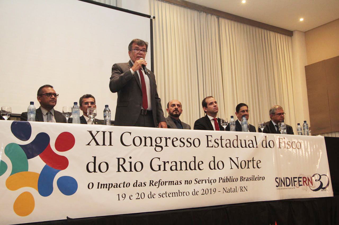 Imagem da notícia Classe política aprofunda debates sobre reformas em congresso do Fisco potiguar