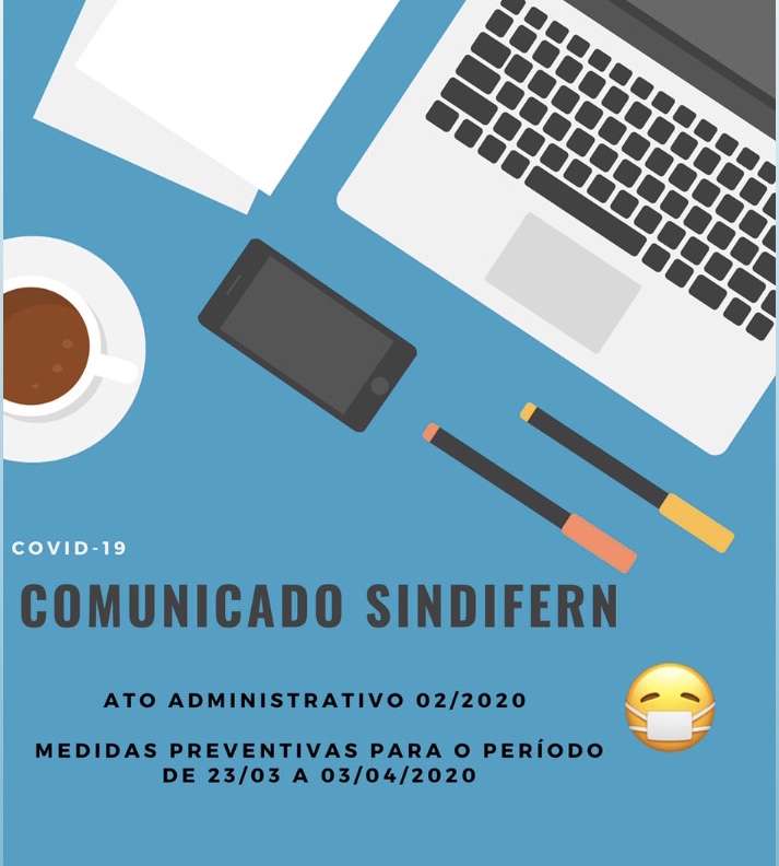Imagem da notícia COVID-19: SINDIFERN adota novas medidas administrativas de prevenção ao contágio