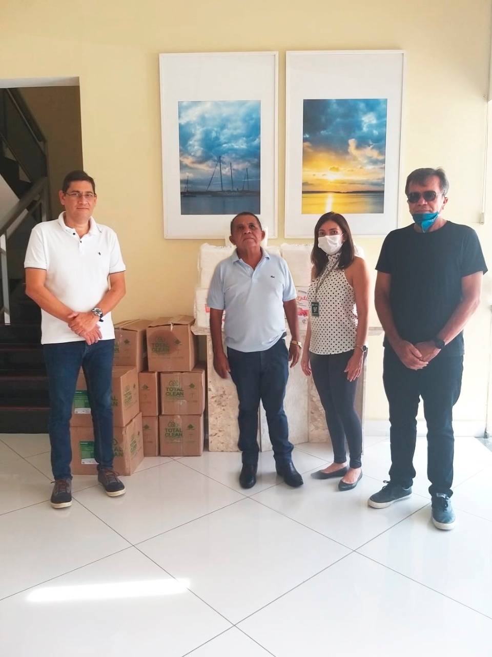 Imagem da notícia  Campanha Fisco Solidário doa insumos ao Hospital Giselda Trigueiro