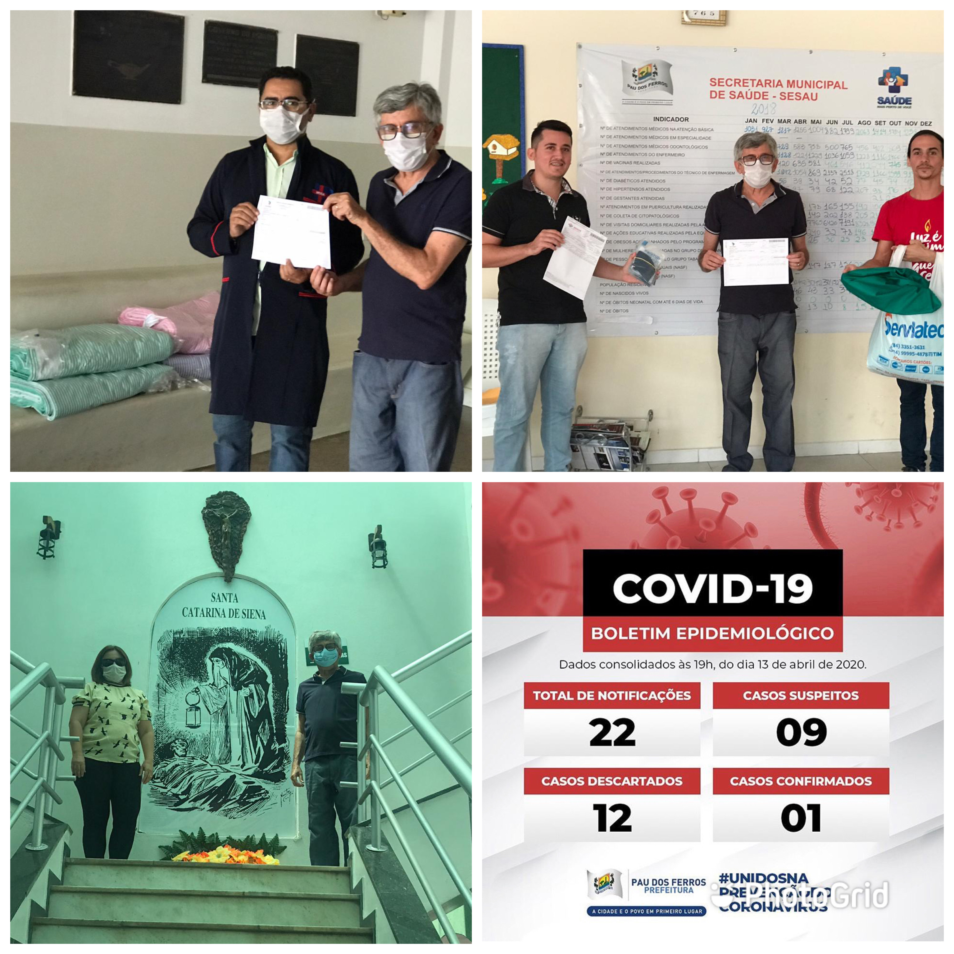 Imagem da notícia Unidades de Saúde em Pau dos Ferros recebem doações da campanha Fisco Solidário