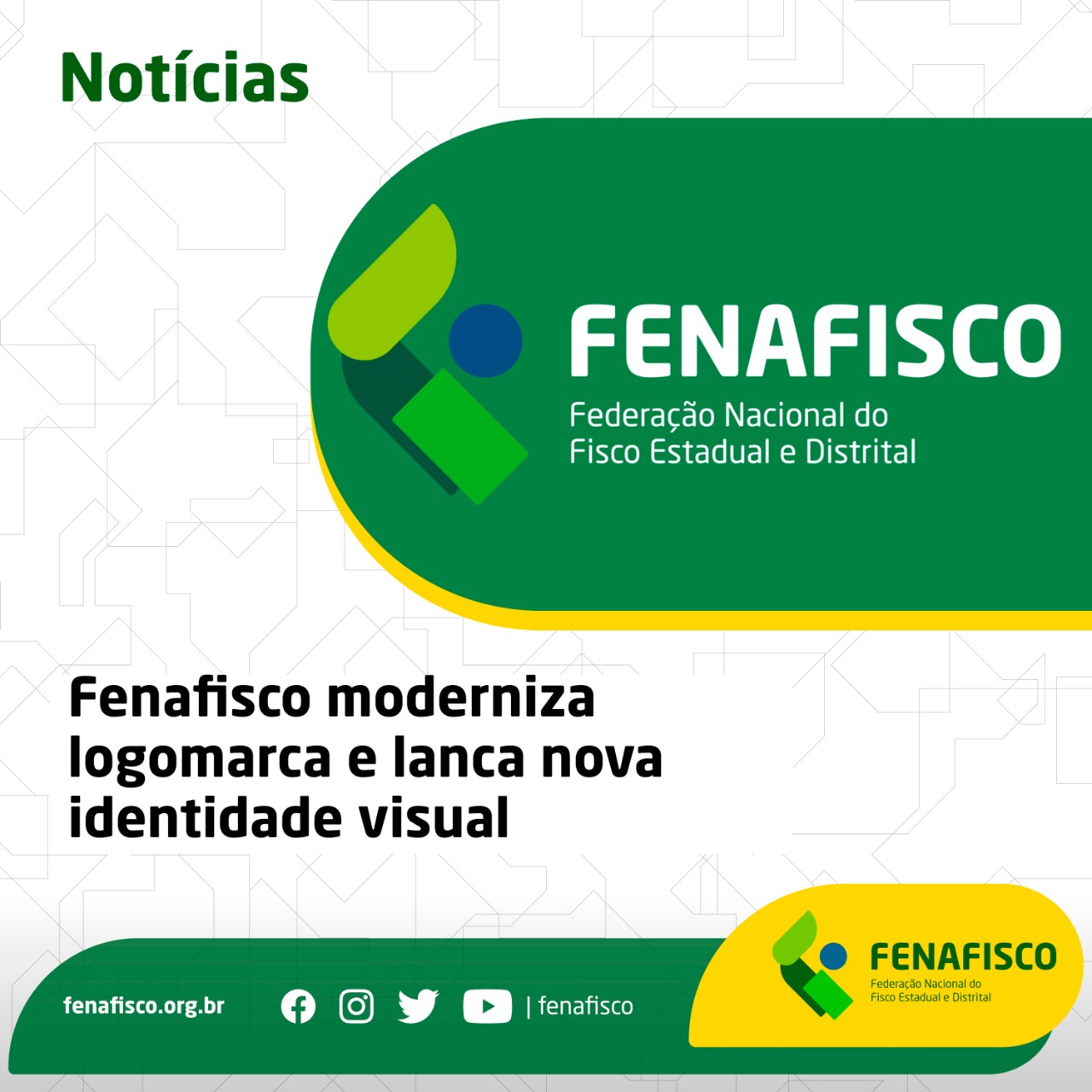 Imagem da notícia Fenafisco moderniza logomarca e lança nova identidade visual