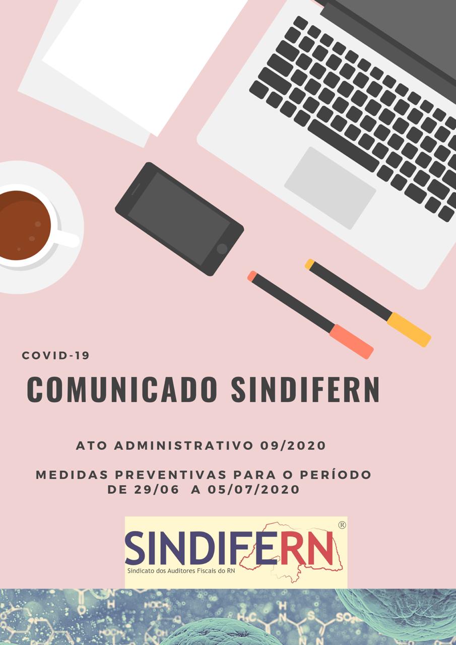 Imagem da notícia Ato Administrativo 09/2020 - Medidas de prevenção ao contágio da covid-19