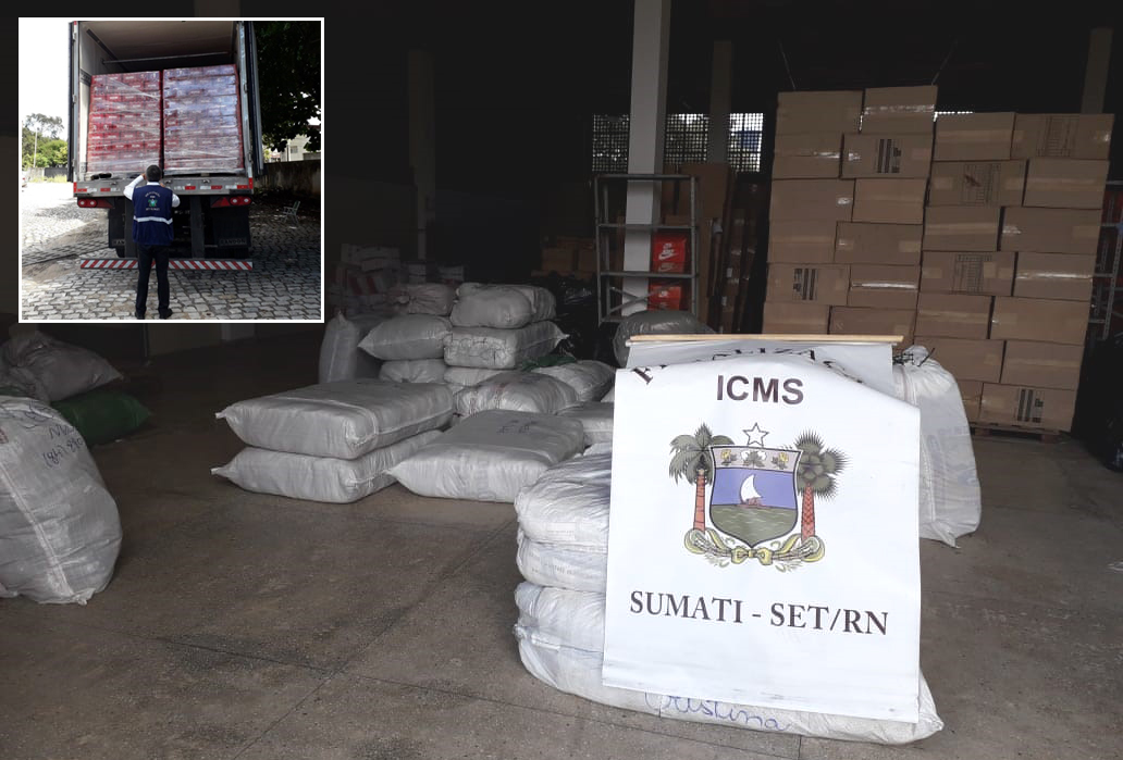 Imagem da notícia Cargas irregulares de cerveja e confecções são apreendidas em Natal-RN