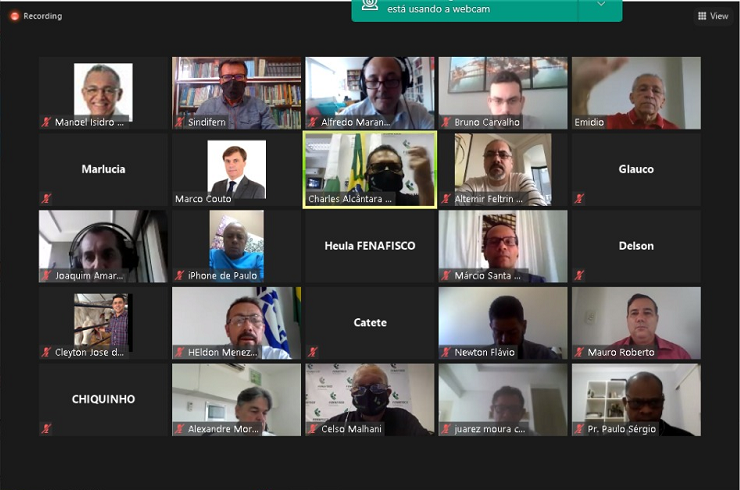 Imagem da notícia SINDIFERN debate reformas em reunião virtual da Fenafisco