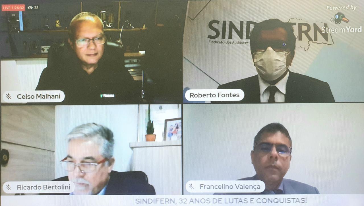 Imagem da notícia Live do Fisco RN alerta para as consequências das reformas constitucionais