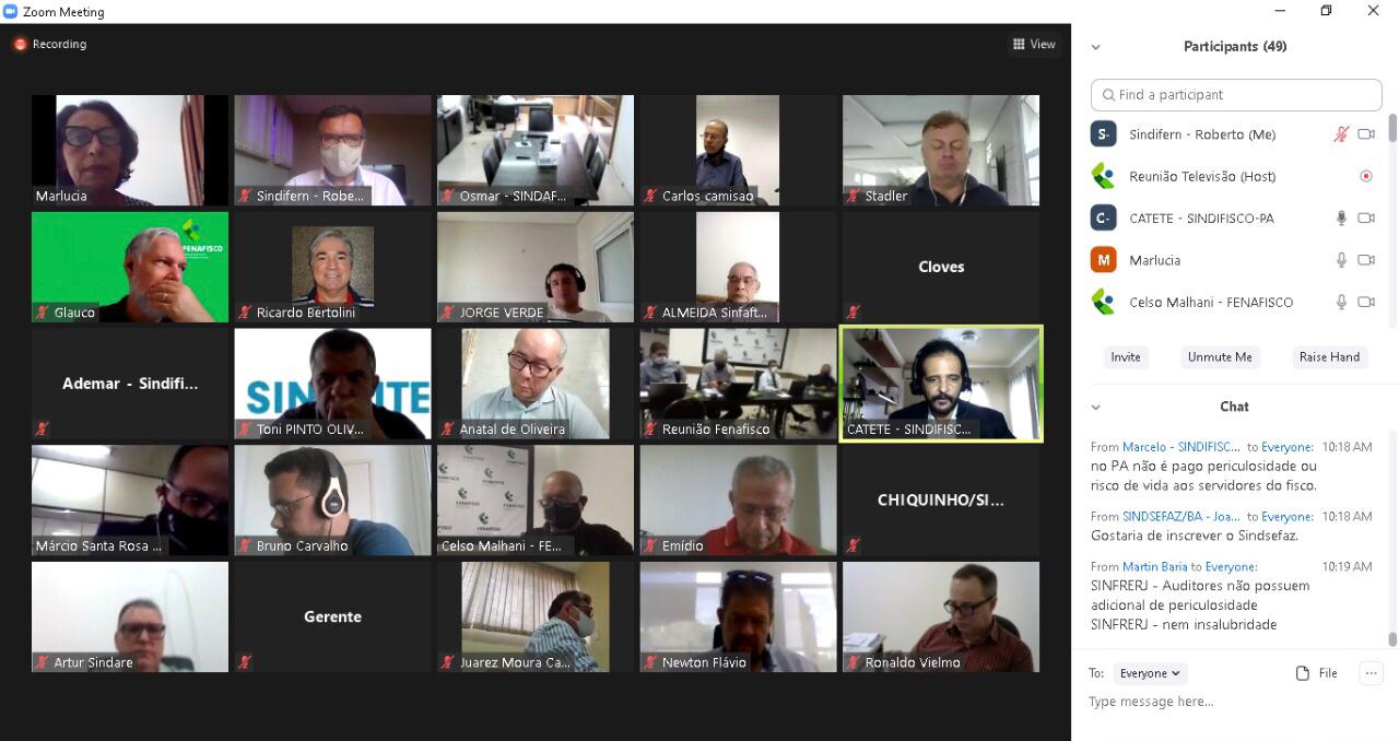 Imagem da notícia Fiscos estaduais traçam estratégias em defesa do serviço público na 207ª RECD 