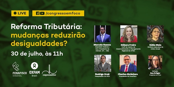 Imagem da notícia Fenafisco promove live para debater os impactos da reforma tributária 