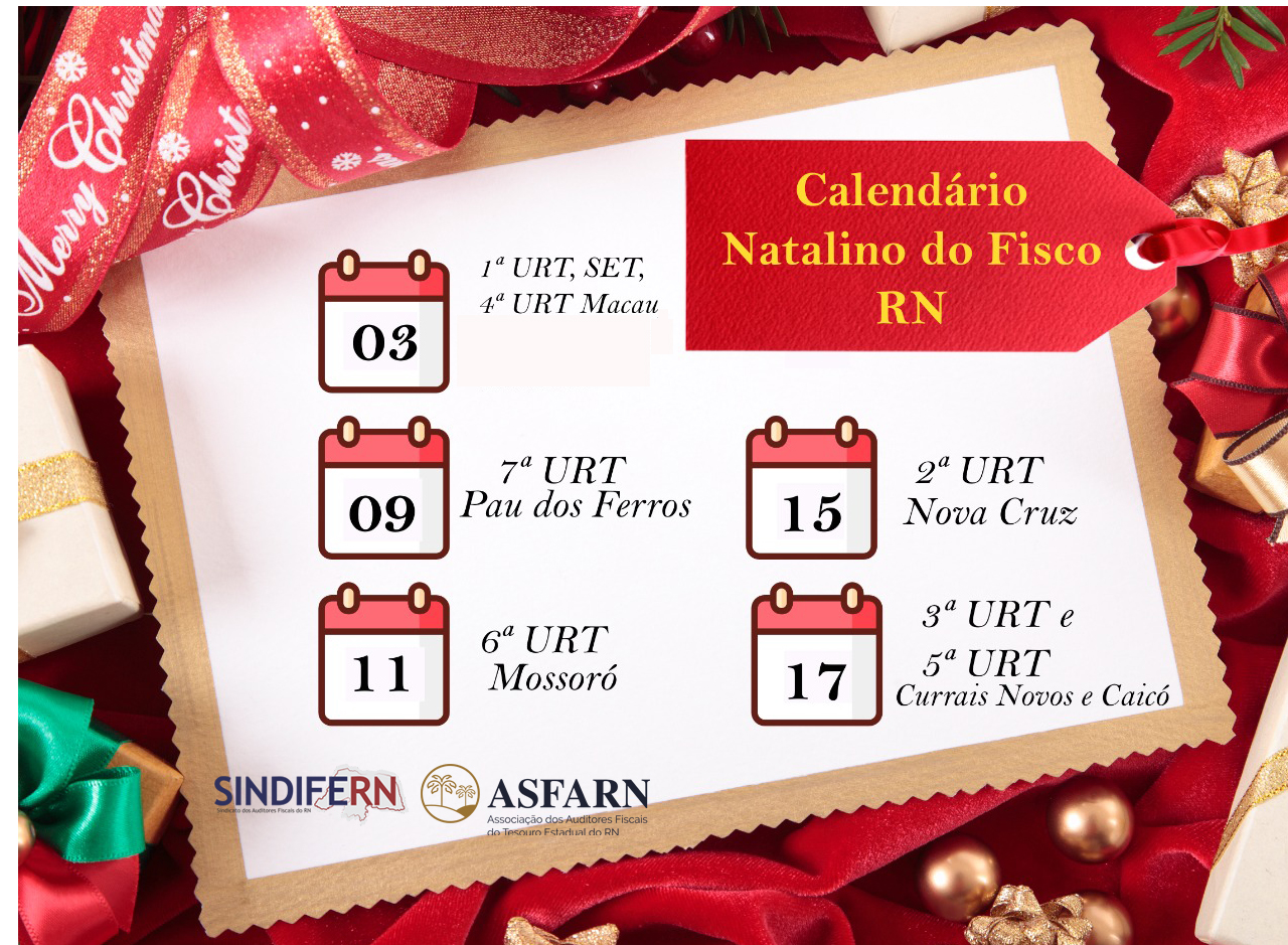 Imagem da notícia Dezembro é tempo de confraternizar. Vem aí as festividades do Fisco RN!