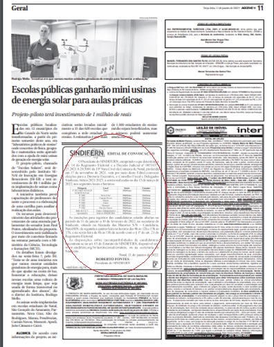 Imagem da notícia ABERTO REGISTRO DE CANDIDATURAS PARA ELEIÇÕES DO SINDIFERN