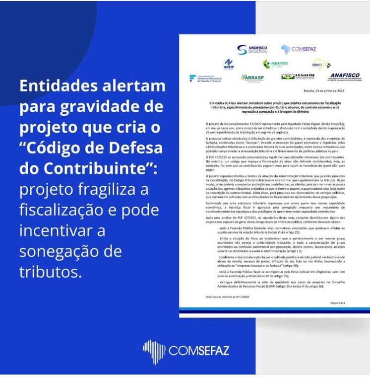 Imagem da notícia SINDIFERN MANIFESTA NOTA DE APOIO CONTRA O PLP 17/202