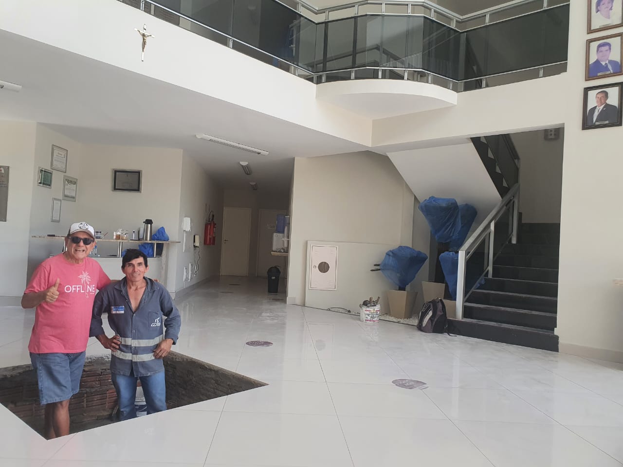 Imagem da notícia Sede do SINDIFERN se transforma em canteiro de obras e ações sindicais não param