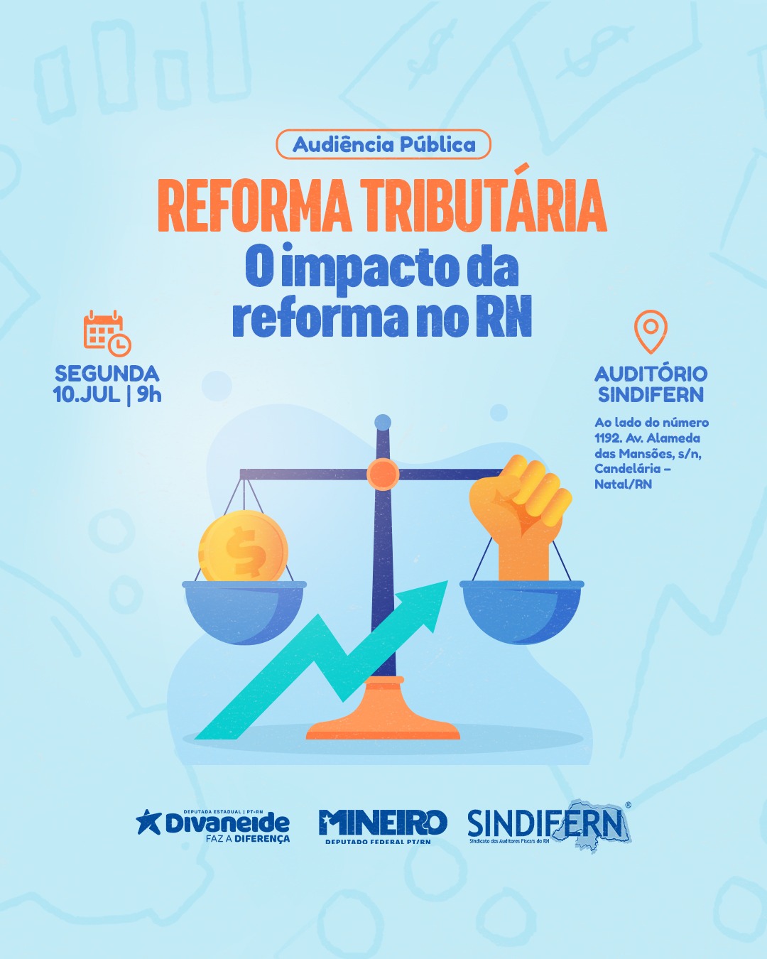 Imagem da notícia SINDIFERN CONVOCA CATEGORIA PARA AUDIÊNCIA PÚBLICA SOBRE REFORMA TRIBUTÁRIA