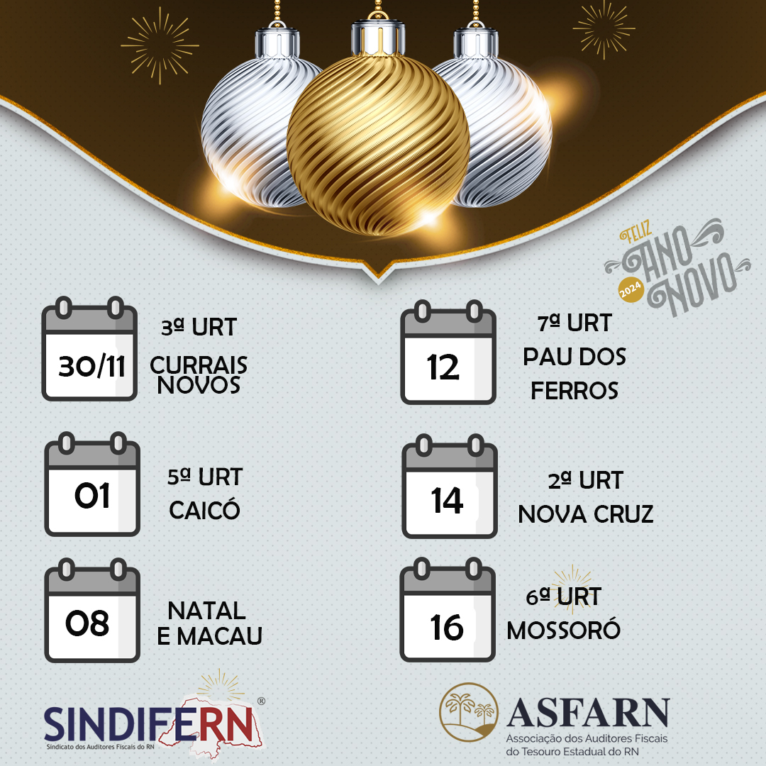 Imagem da notícia Vem aí as confraternizações do Fisco RN