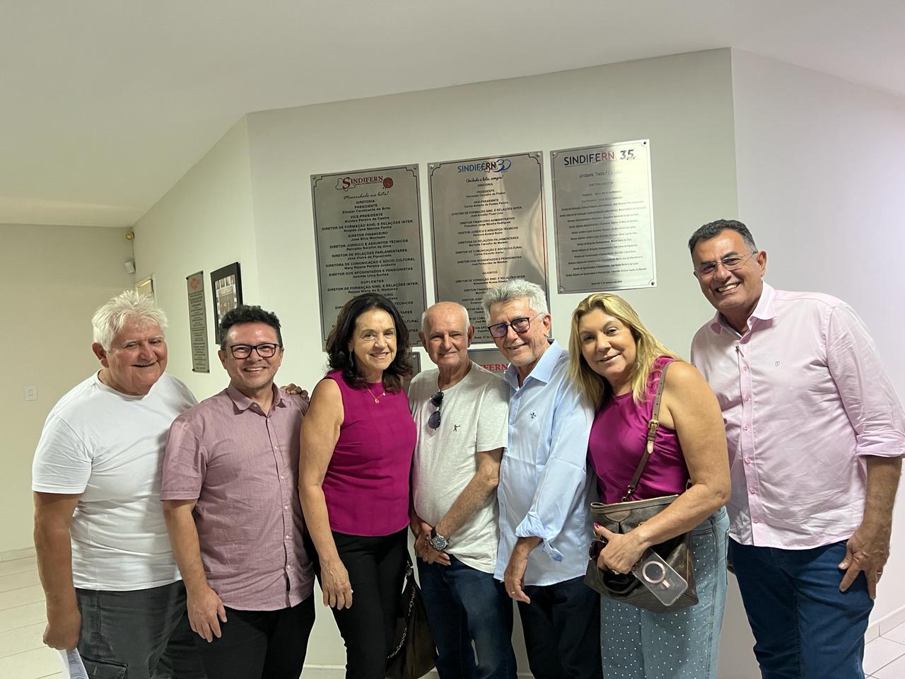 Imagem da notícia SINDIFERN RECEPCIONA COMITIVA ORGANIZADORA DO 8º CONGRESSO LUSO-BRASILEIRO