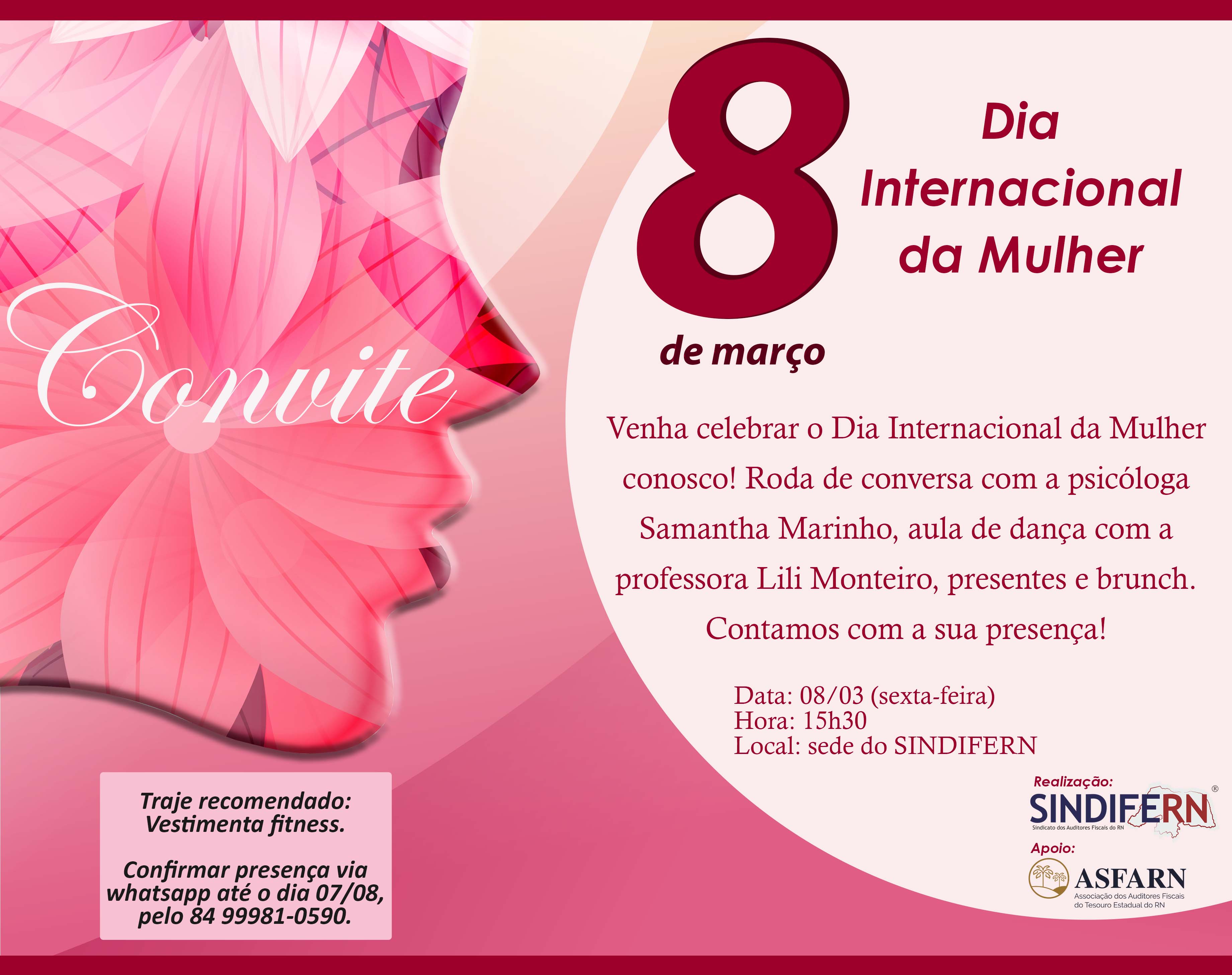 Imagem da notícia Venha celebrar o Dia da Mulher conosco! 