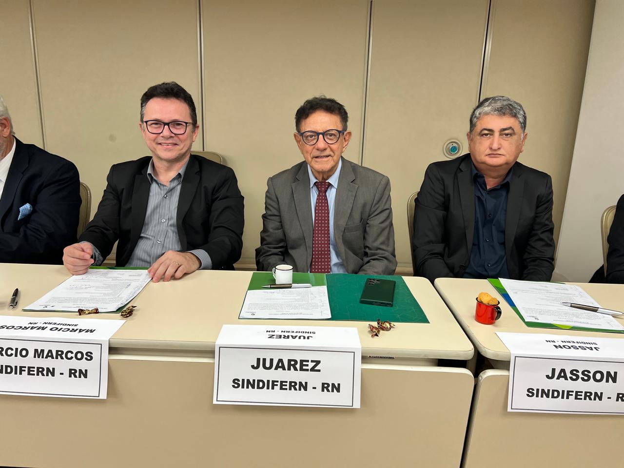 Imagem da notícia DIRETORIA DO SINDIFERN PARTICIPA DE REUNIÃO DA FENAFISCO NA PB