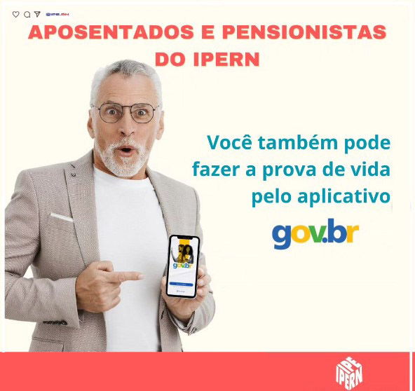 Imagem da notícia PROVA DE VIDA SIMPLIFICADA PARA APOSENTADOS E PENSIONISTAS DO IPERN