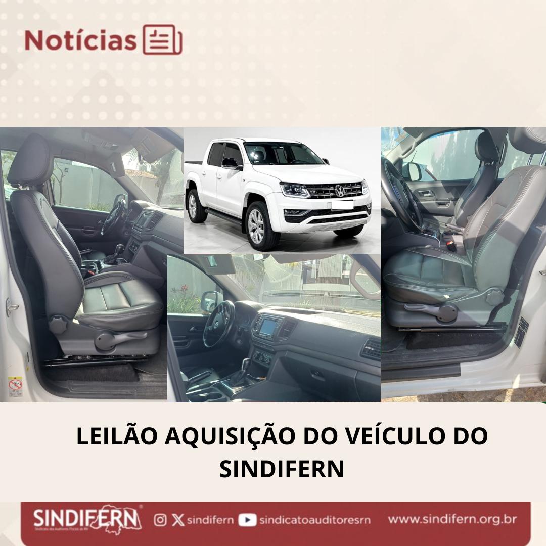 Imagem da notícia LEILÃO AQUISIÇÃO DO VEÍCULO DO SINDIFERN