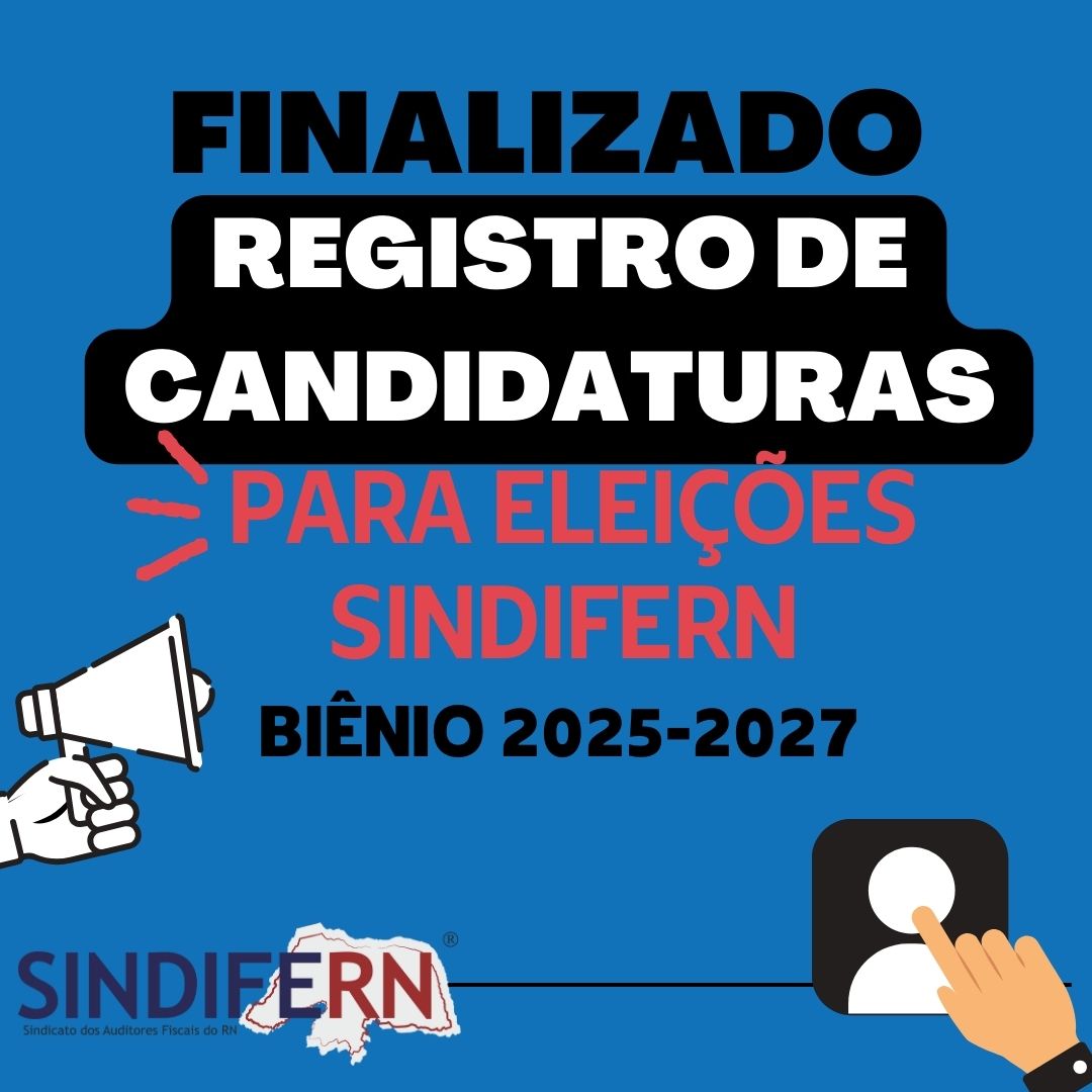 Imagem da notícia FINALIZADO REGISTRO DE CANDIDATURAS PARA ELEIÇÕES SINDIFERN BIÊNIO 2025-2027