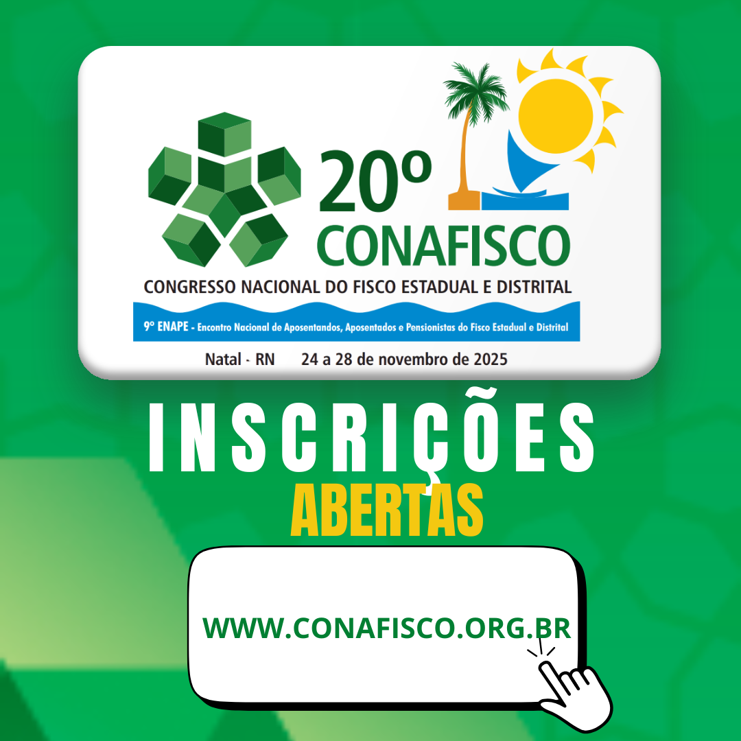 Imagem da notícia CONAFISCO: INSCRIÇÕES ABERTAS! 